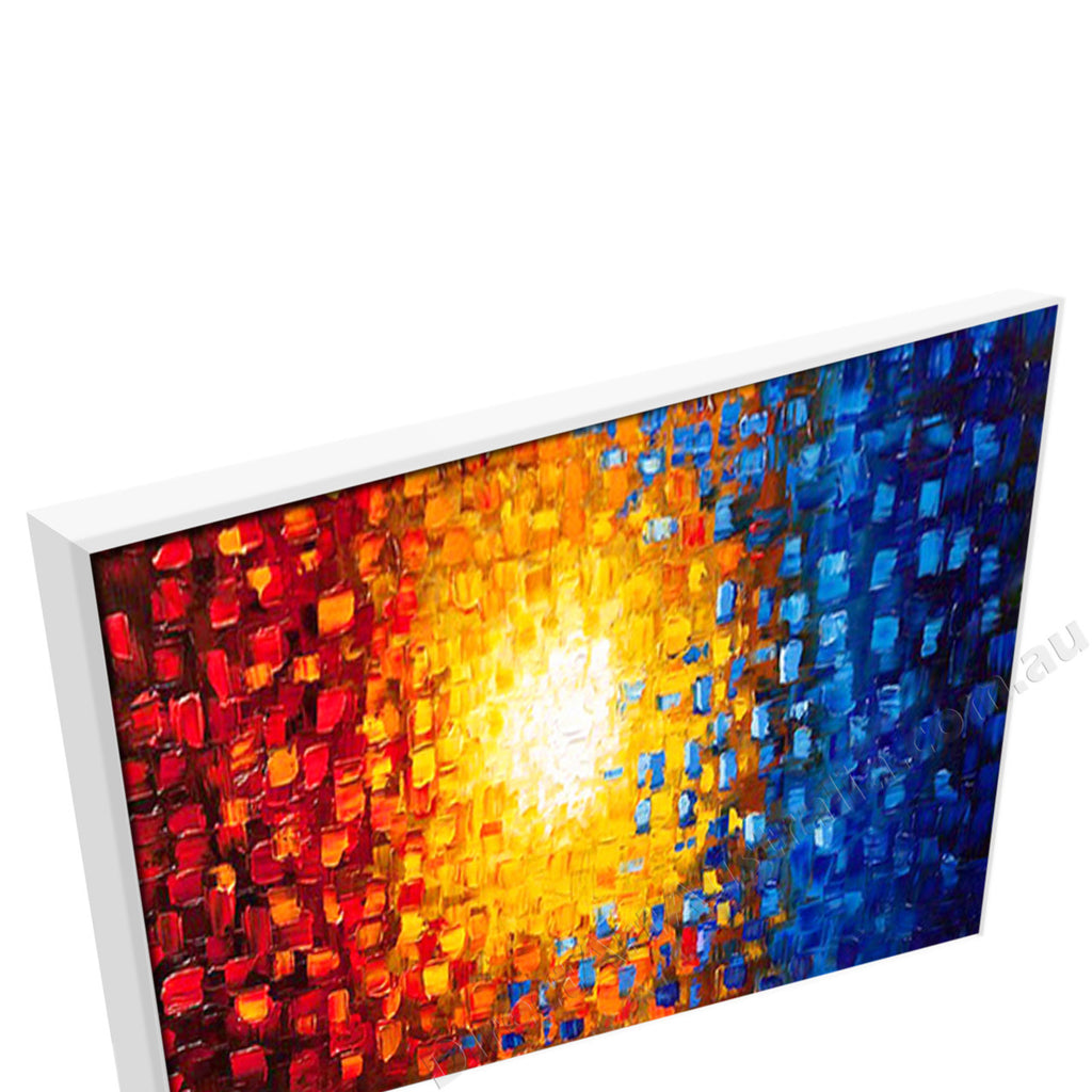 White Floating Frame