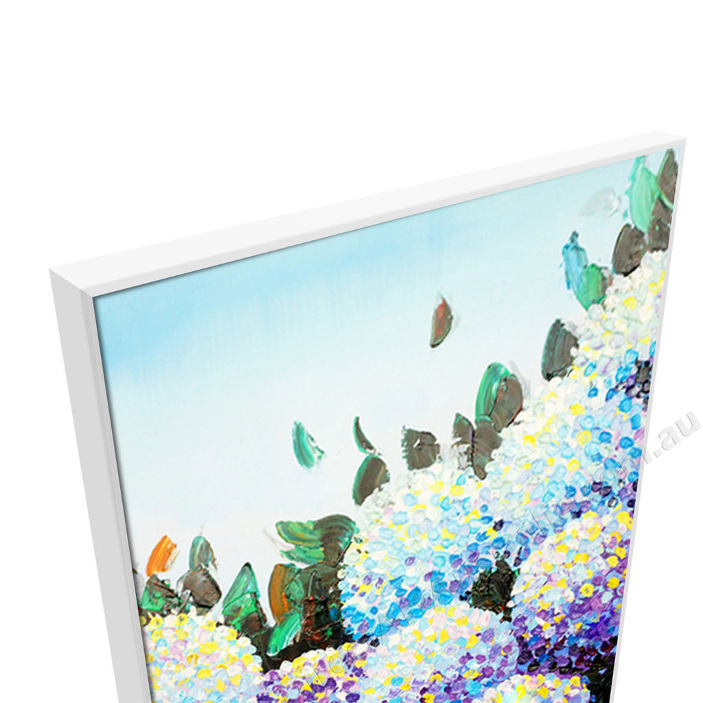 White Floating Frame
