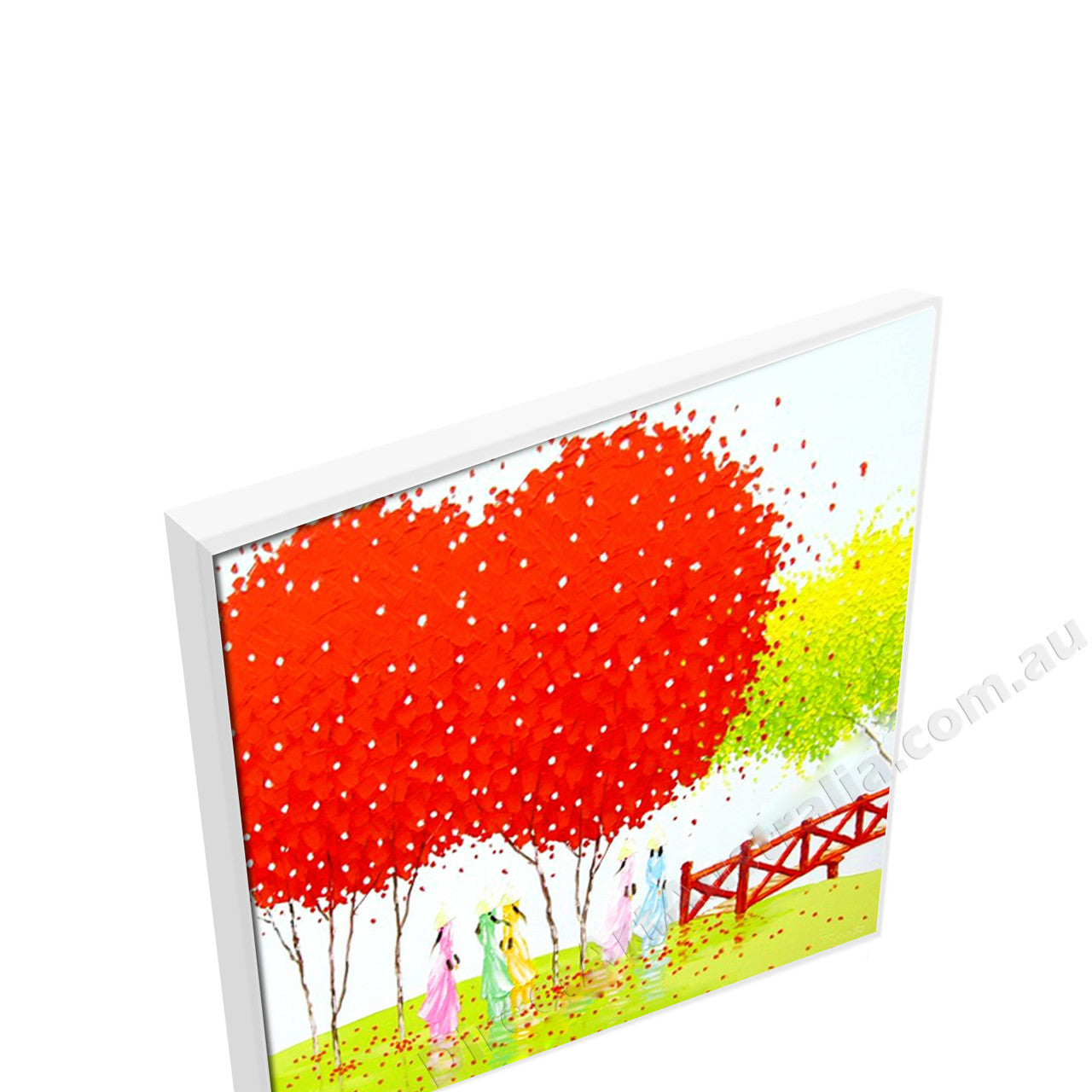 White Floating Frame