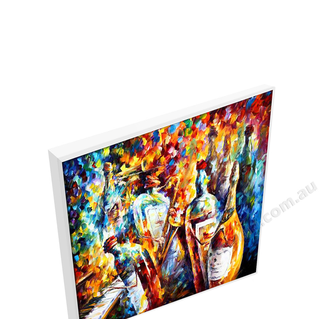 White Floating Frame