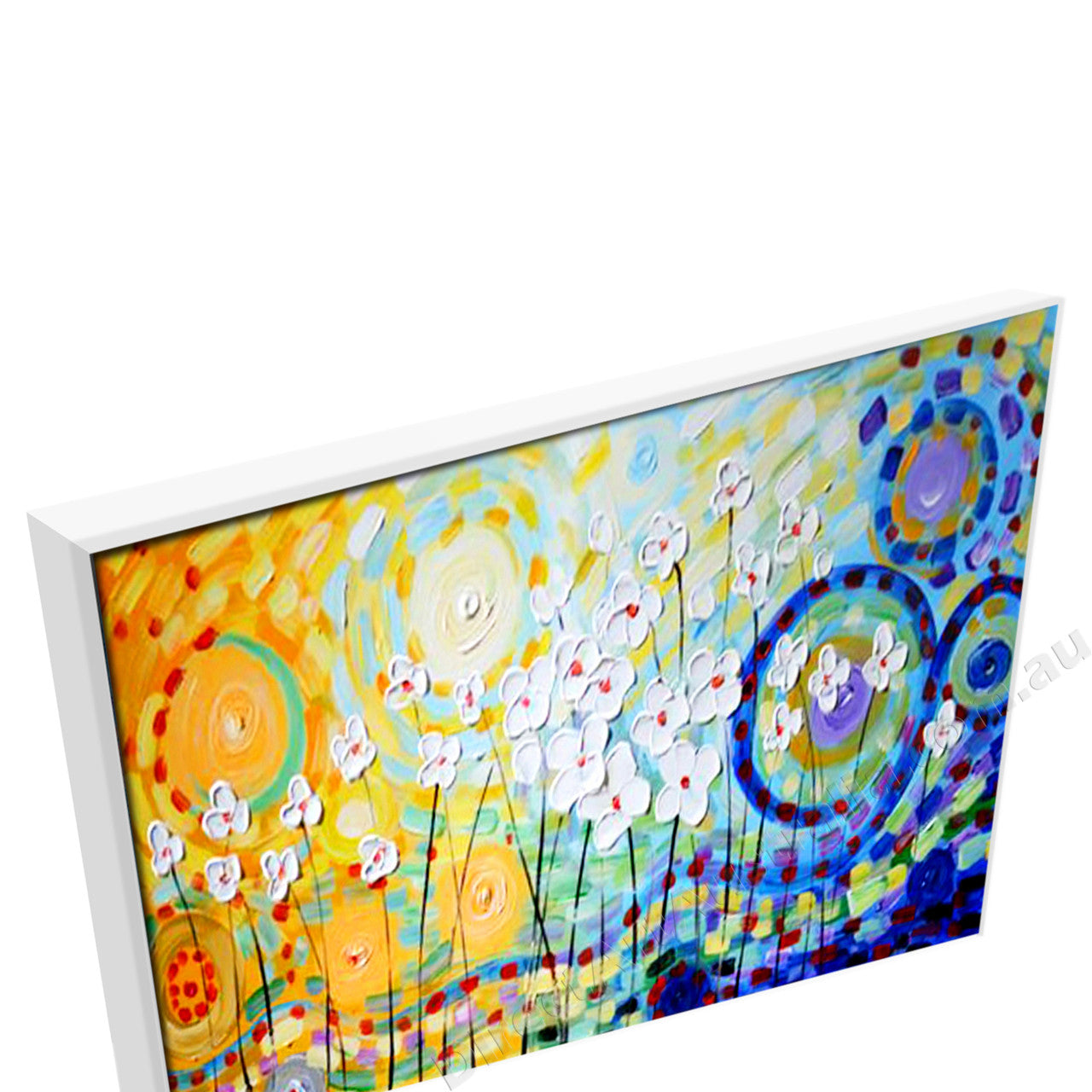 White Floating Frame