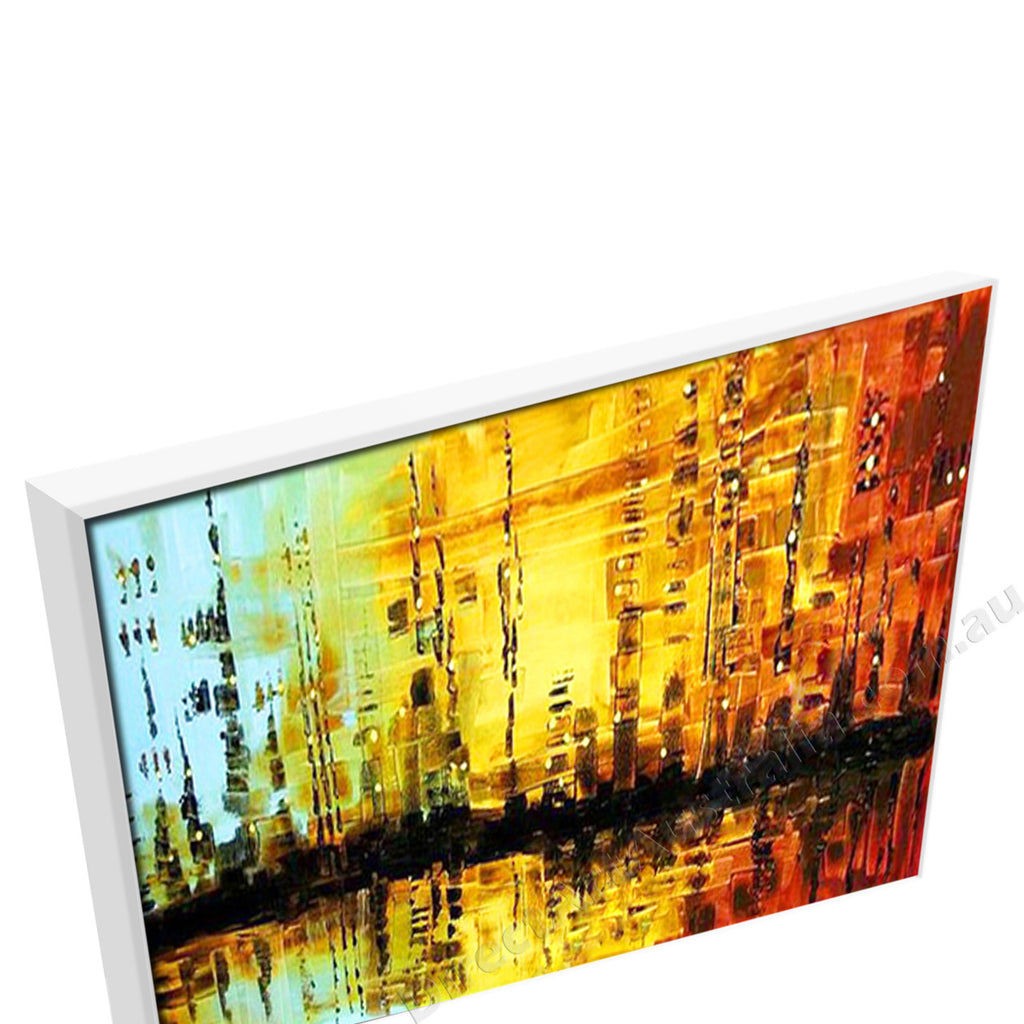 White Floating Frame