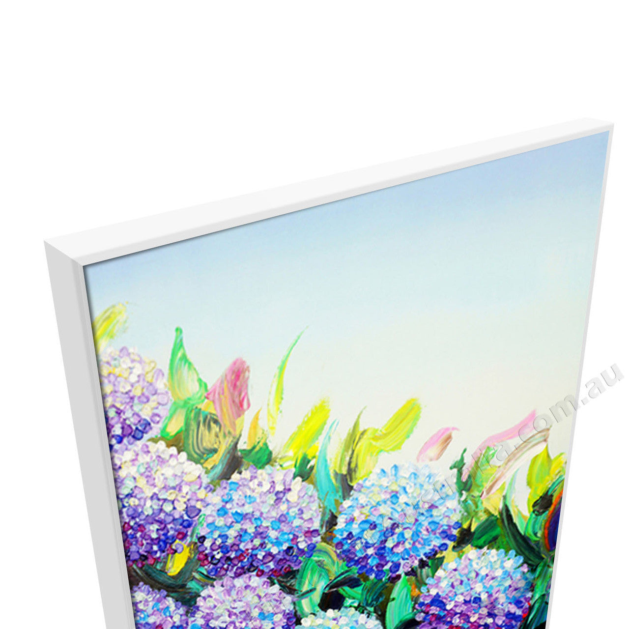 White Floating Frame