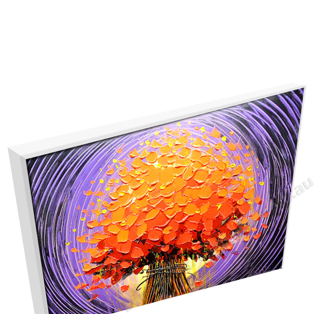 White Floating Frame
