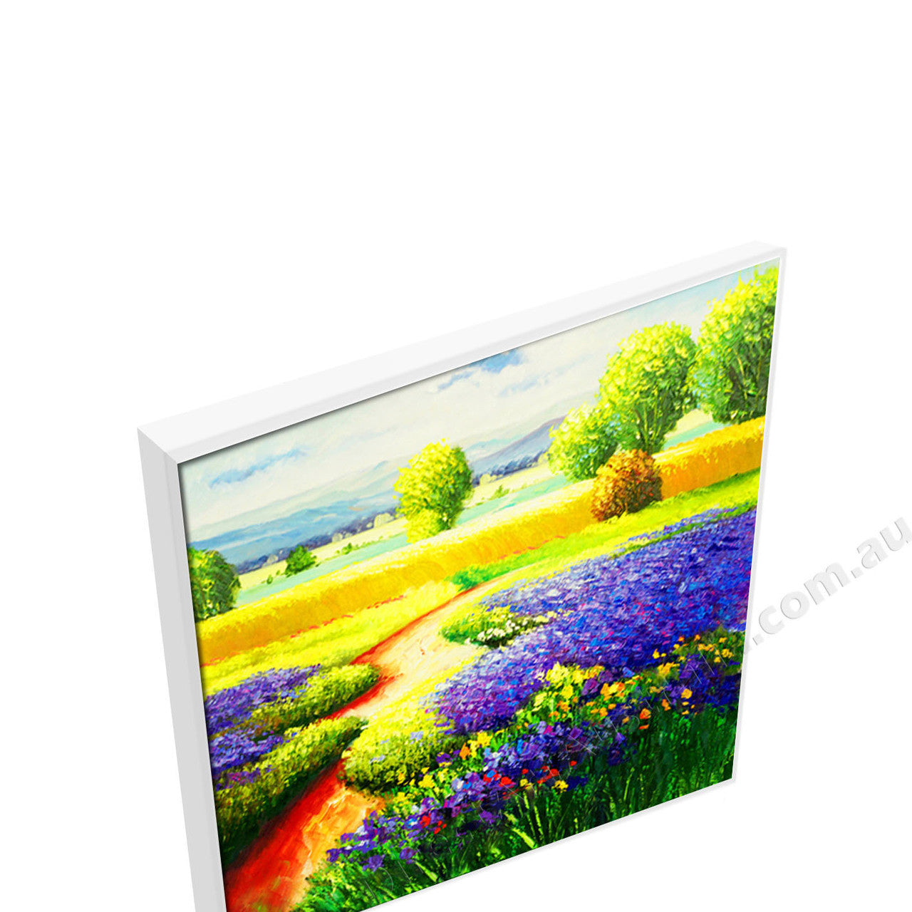 White Floating Frame