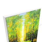 White Floating Frame