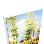 White Floating Frame
