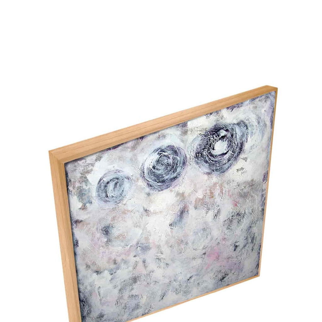 Brooke Howie | White Abstract with Circles