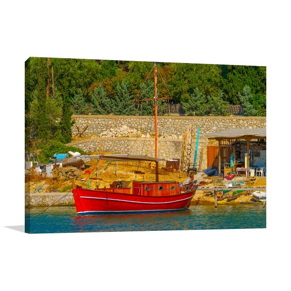 boat canvas direct greek fishing boat canvas art print and decor wall art boat canvas direct greek fishing boat canvas art print and decor wall art