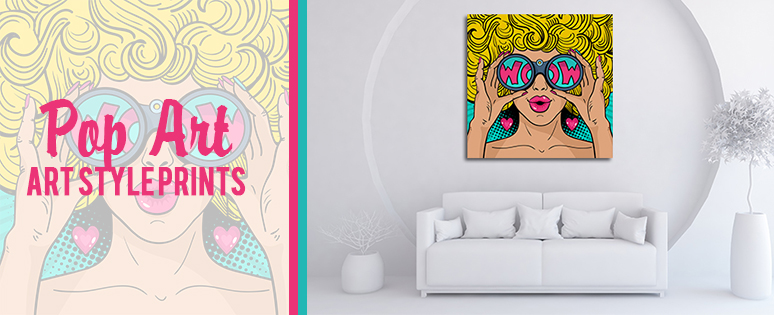 Pop Wall Art Prints And Living Room Design