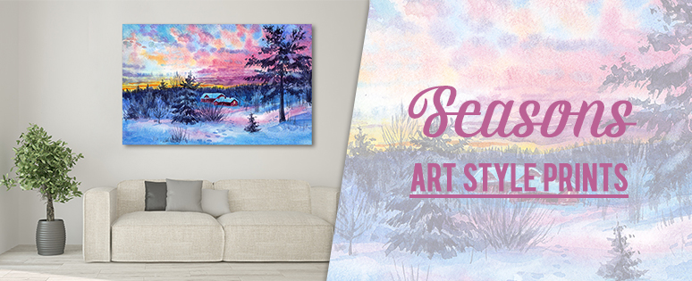 Seasons Style Prints For Bedroom Walls